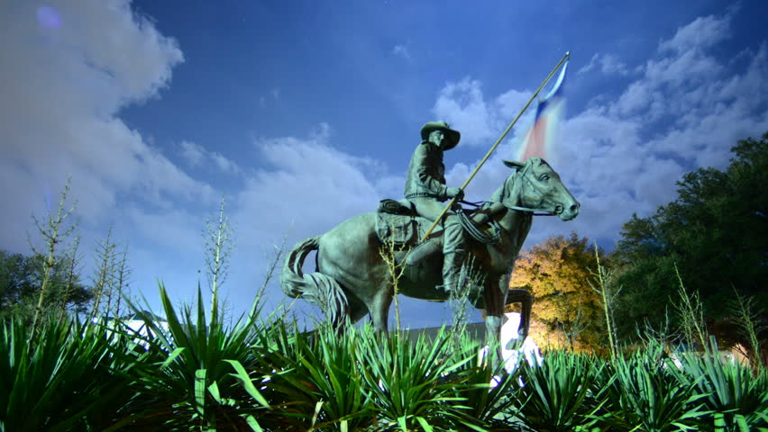 Waco, TX, Texas Ranger Hall of Fame and Museum Exterior Time Lapse