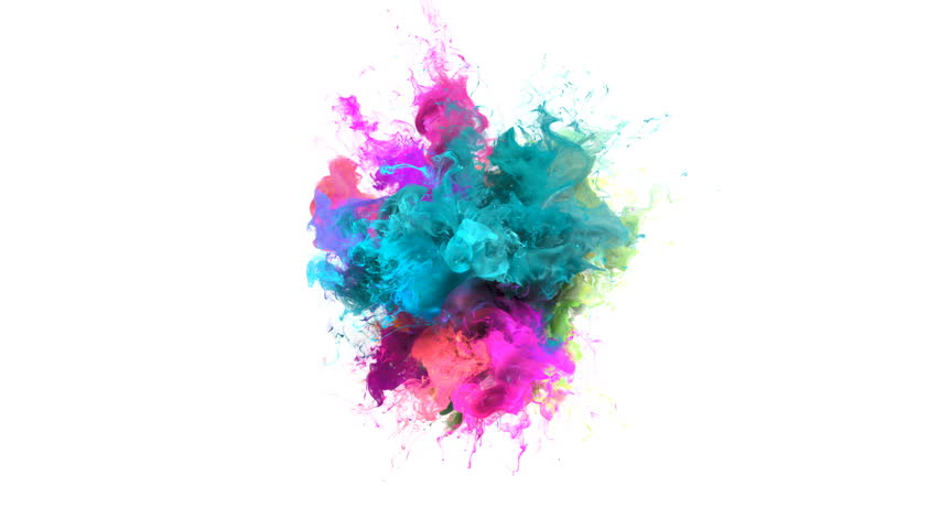 color burst - colorful cyan magenta Stock Footage Video (100% Royalty ...