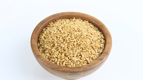 Dry Rolled Oatmeal Wooden Bowl Isolated, Wooden Bowl Meaning In Hindi