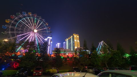 Rotating Ferris Wheel Icity Shah Alam Stock Footage Video 100 Royalty Free 1010696789 Shutterstock