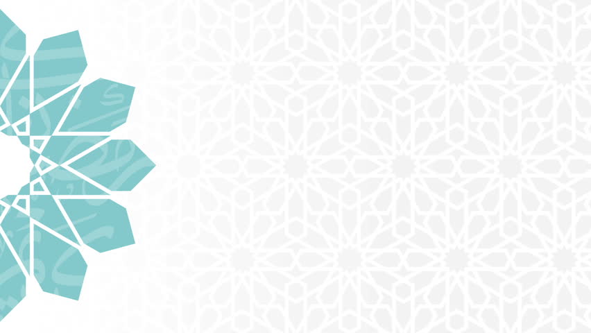 Animated Arabesque Background for Religious Stock Footage ...