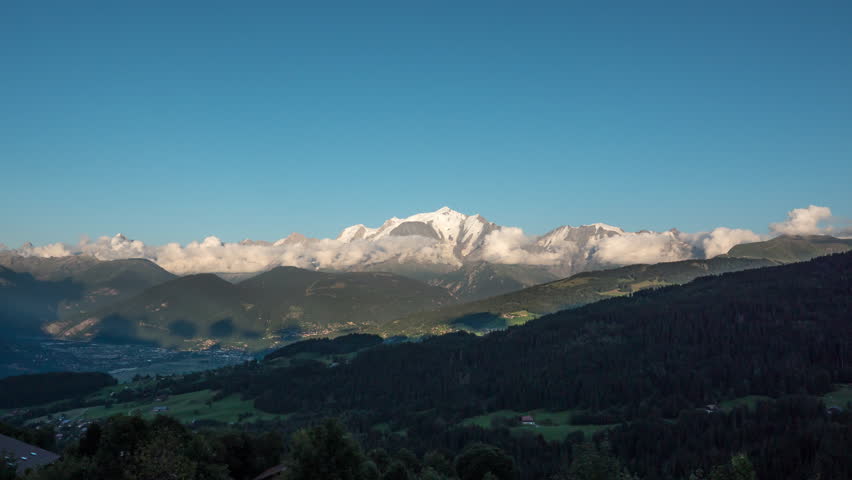 Sunset Timelapse Mont-Blanc