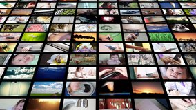4K Animation of video wall media streaming - Powered by Shutterstock - Get 15% off with code: PIKWIZARD15