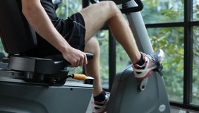 recumbent bike gym in fitness center, sport training workout - Powered by Shutterstock - Get 15% off with code: PIKWIZARD15