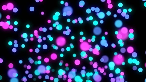 Disco Particles Background Lights Neon Particles Stock Footage Video ...