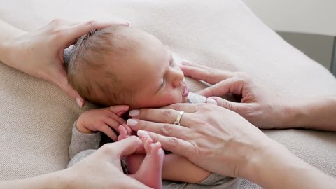 Twin Babies Sleep In The Stock Footage Video 100 Royalty Free Shutterstock