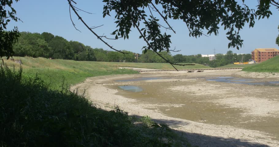 Dried out riverbed