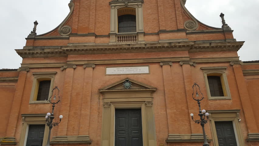 Front view Cathedral of San Cassiano, Imola