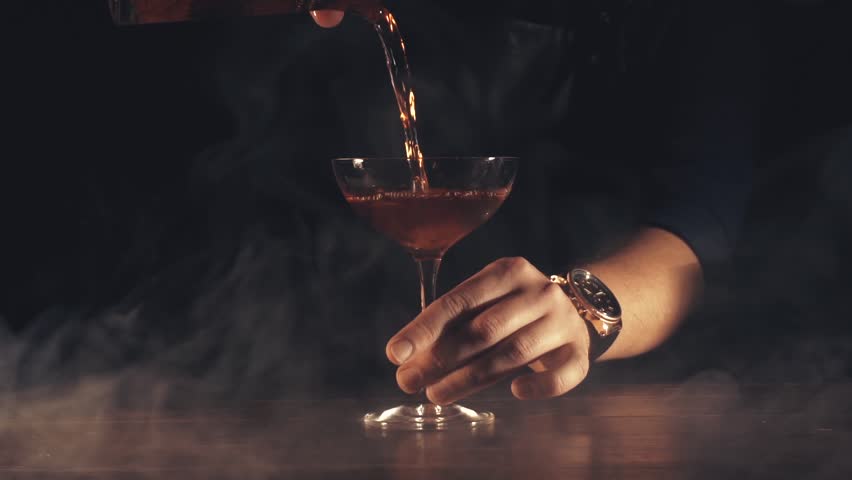 Barman make a cocktail | Shutterstock HD Video #1011032801
