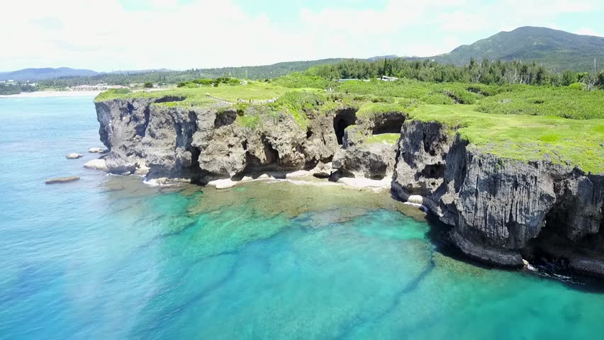 It is beautiful photograph taken in clear sky and weather, sightseeing spot of Japanese Okinawa