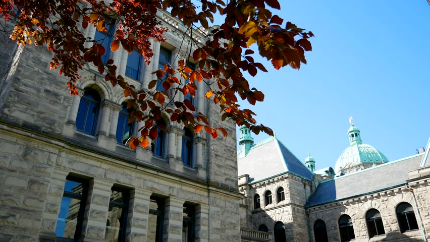 Parliament Buildings in Victoria BC Canada