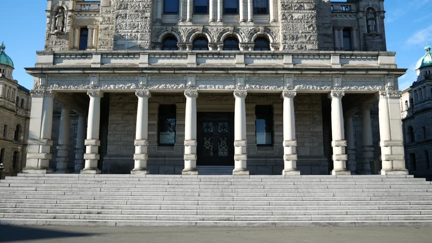 Parliament Buildings in Victoria BC Canada