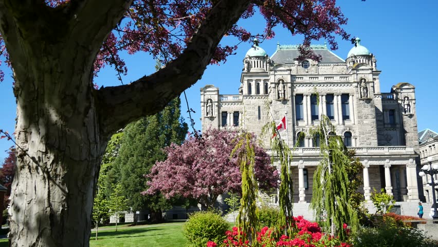 Parliament Buildings in Victoria BC Canada