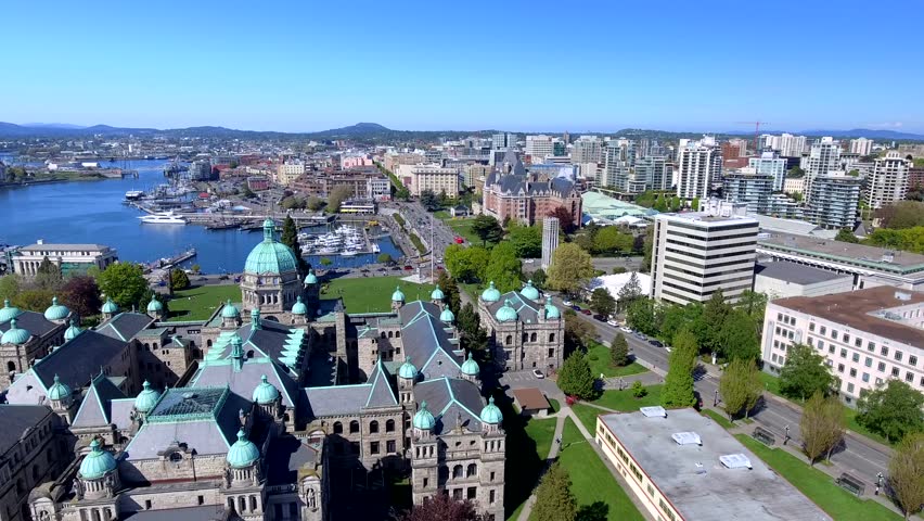 Parliament Buildings in Victoria BC Canada