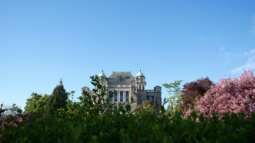 Parliament Buildings in Victoria BC Canada