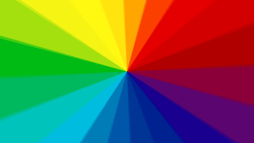 Rotating Rainbow Colors Spectrum Abstraction Stock Footage Video (100%