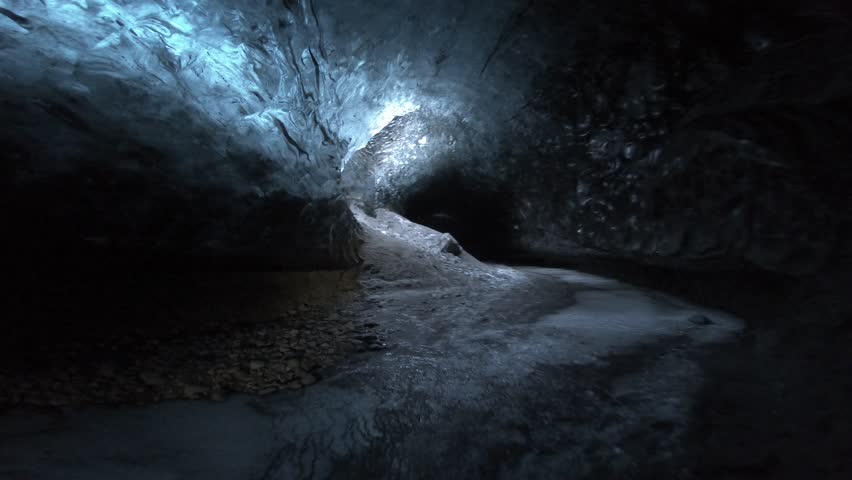 dark ice cave