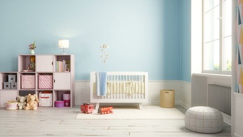 Modern Baby Room Interior