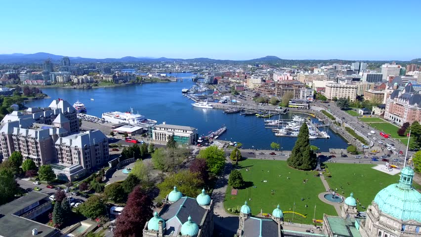 Parliament Buildings in Victoria BC Canada