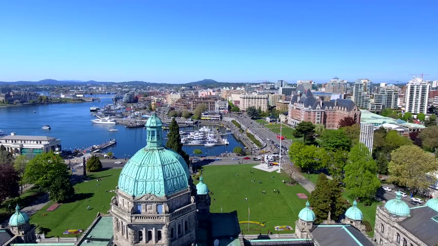 Parliament Buildings in Victoria BC Canada