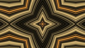 Kaleidoscopic video loop. Retro tribal background. Floral geometric shapes. Minimalism background concept.