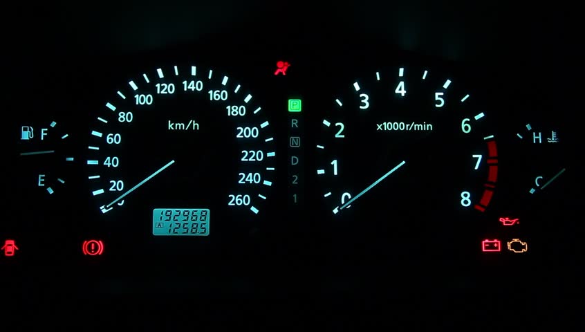 car digital odometer