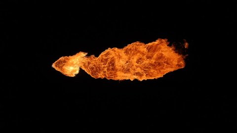 Animated Realistic Fireball Alpha Channel 3 Stock Footage Video (100% ...