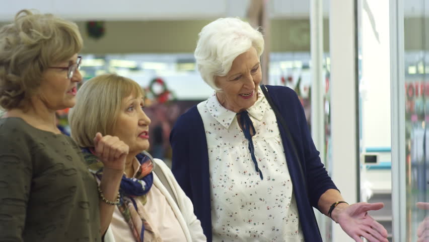 old ladies shopping