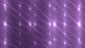 Bright beautiful violet flood lights disco background with glitter stars. Light seamless background. Seamless loop. More videos in my portfolio.