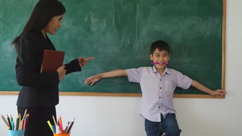 Teacher punishment Stock Video Footage - 4K and HD Video Clips