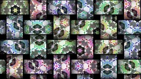 Mosaic kaleidoscopic vj seamless loop
