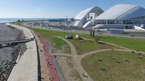 Olympic Park, Fisht stadium, Russia Sochi March 2017