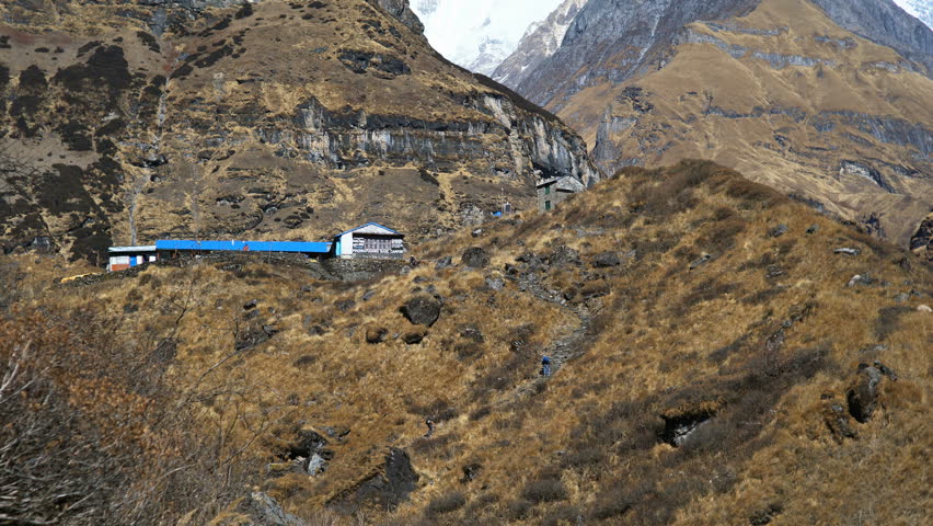 Machapuchare base camp, Annapurna base camp trek, Nepal, asia.