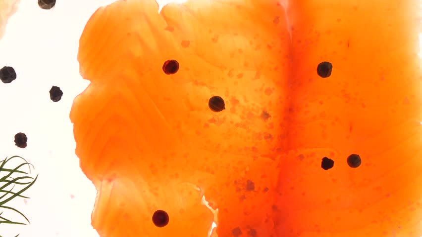 Smoked salmon, trout fillet