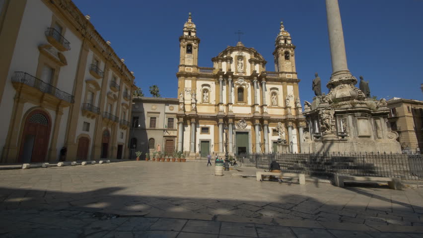 Convento di San Domenico, Palermo. Wide shot.