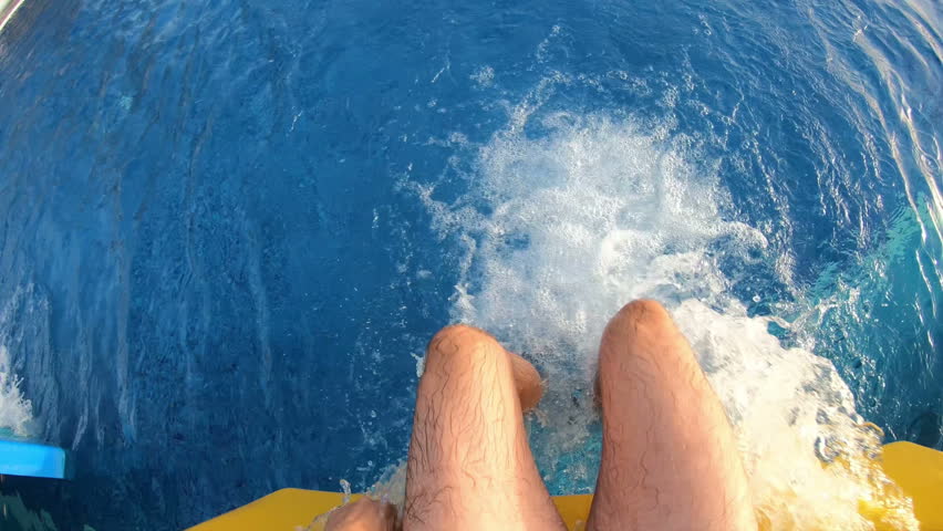 
Professional video of man on a waterslide POV in 4K Slow motion 60fps Royalty-Free Stock Footage #1011341930