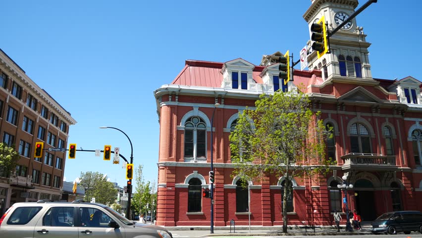 Beautiful Victoria City Hall  BC Canada