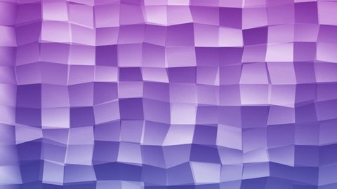 Loopable Abstract Blue Pink Magenta Low Poly 3D surface as CG background. Volume Polygonal Geometric Low Poly motion background of Blue Pink Magenta polygons. 4K Fullhd seamless loop render V23