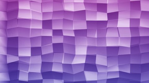 Loopable Abstract Blue Pink Magenta Low Poly 3D surface as CG background. Volume Polygonal Geometric Low Poly motion background of Blue Pink Magenta polygons. 4K Fullhd seamless loop render V24