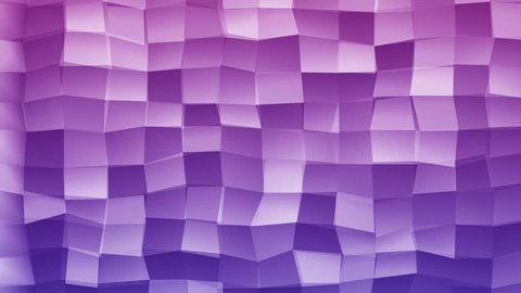 Loopable Abstract Blue Pink Fuxia Low Poly 3D surface as CG background. Volume Polygonal Geometric Low Poly motion background of Blue Pink Magenta polygons. 4K Fullhd seamless loop render V25