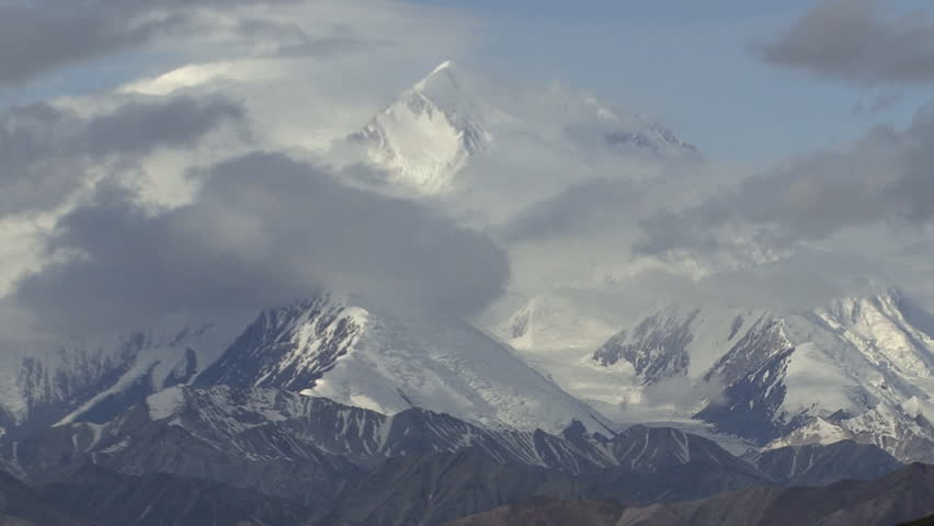 Mountain in Summer Mount Mckinley Denali in Alaska