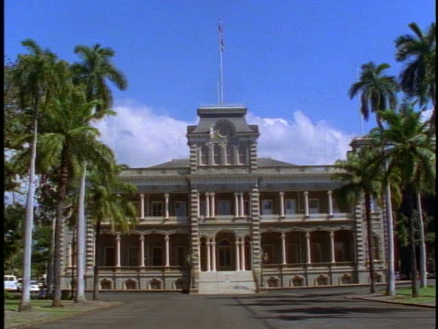 HAWAII, 1999, The Iolani Palace in downtown Honolulu