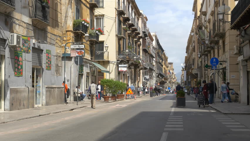 Via Vittorio Emanuele in Palermo, Sicily