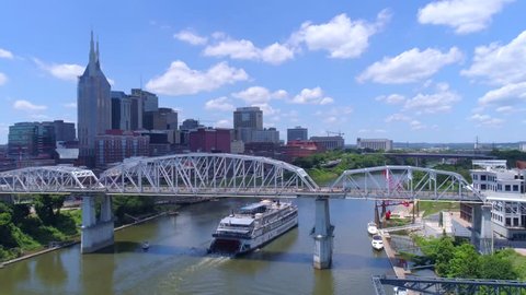 Nashville Cityscape by Aerial Drone