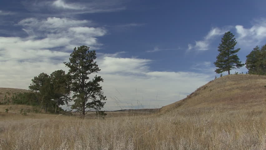 Prairie in Fall Grasses in South Dakota