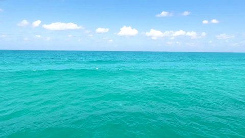 Fly Low Over Ocean Sea Water Stock Footage Video (100% Royalty-free ...