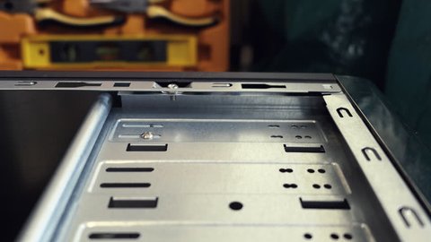 Removing Screws From Desktop Computer Case