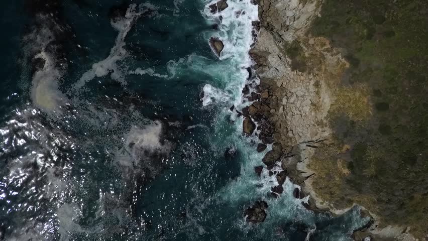 Big Sur California Coast Aerial Footage