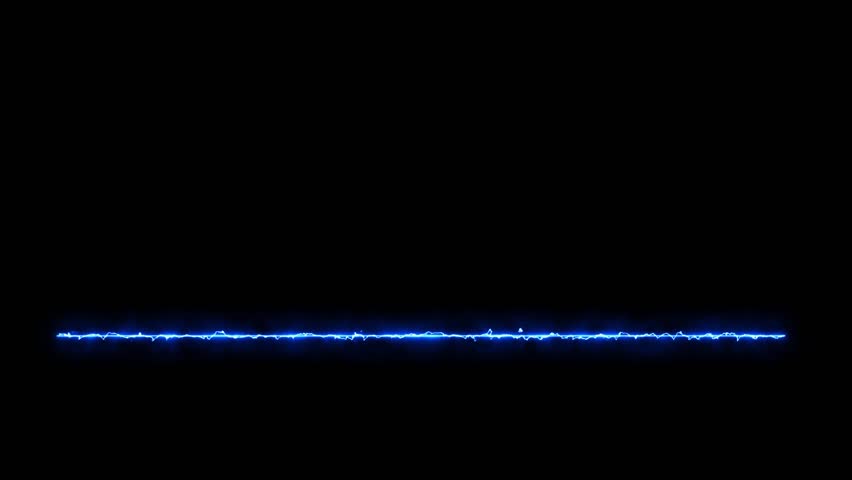 electric current flowing through animation blue color