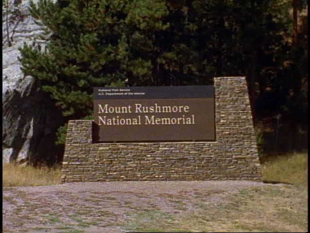 MT. RUSHMORE, 1999, Mount Rushmore, sign